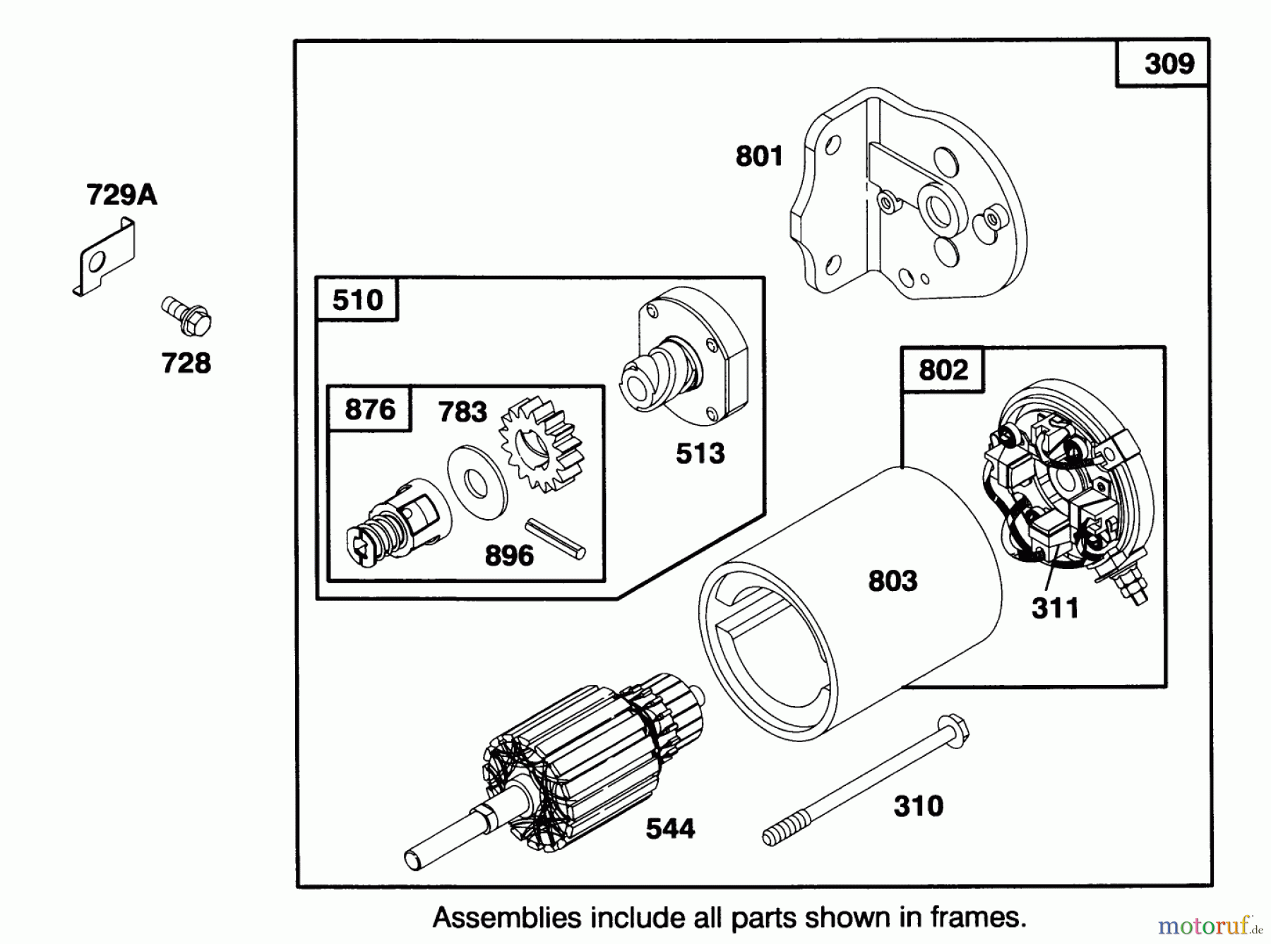 Toro Neu Mowers, Lawn & Garden Tractor Seite 1 71184 (12-38XL) - Toro 12-38XL Lawn Tractor, 1995 (5900001-5910000) ENGINE BRIGGS & STRATTON MODEL 286707-0453-01 #7