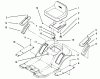 Toro 71184 (12-38XL) - 12-38XL Lawn Tractor, 1995 (5900001-5910000) Ersatzteile SEAT ASSEMBLY