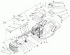 Toro 71193 (14-38HXL) - 14-38HXL Lawn Tractor, 1996 (6900001-6999999) Listas de piezas de repuesto y dibujos ELECTRICAL COMPONENTS ASSEMBLY
