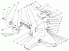 Toro 71193 (14-38HXL) - 14-38HXL Lawn Tractor, 1996 (6900001-6999999) Listas de piezas de repuesto y dibujos STEERING COMPONENTS ASSEMBLY