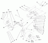 Toro 71197 (17-44HXL) - 17-44HXL Lawn Tractor, 1999 (9900001-9999999) Ersatzteile STEERING COMPONENTS ASSEMBLY