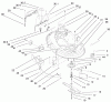 Toro 71198 (14-38XL) - 14-38XL Lawn Tractor, 1999 (9900001-9999999) Listas de piezas de repuesto y dibujos 38" DECK COMPONENTS