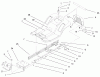 Toro 71198 (14-38XL) - 14-38XL Lawn Tractor, 1999 (9900001-9999999) Listas de piezas de repuesto y dibujos FRAME & BODY ASSEMBLY