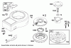 Toro 71199 (12-32XL) - 12-32XL Lawn Tractor, 2001 (210000001-210999999) Ersatzteile BLOWER HOUSING AND FLYWHEEL ASSEMBLY BRIGGS AND STRATTON 284707-1148-E1