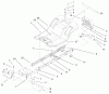 Toro 71199 (12-32XL) - 12-32XL Lawn Tractor, 2001 (210000001-210999999) Ersatzteile FRAME & BODY ASSEMBLY