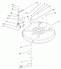 Toro 71199 (XL 320) - XL 320 Lawn Tractor, 2005 (250000001-250999999) Ersatzteile 32IN DECK ASSEMBLY
