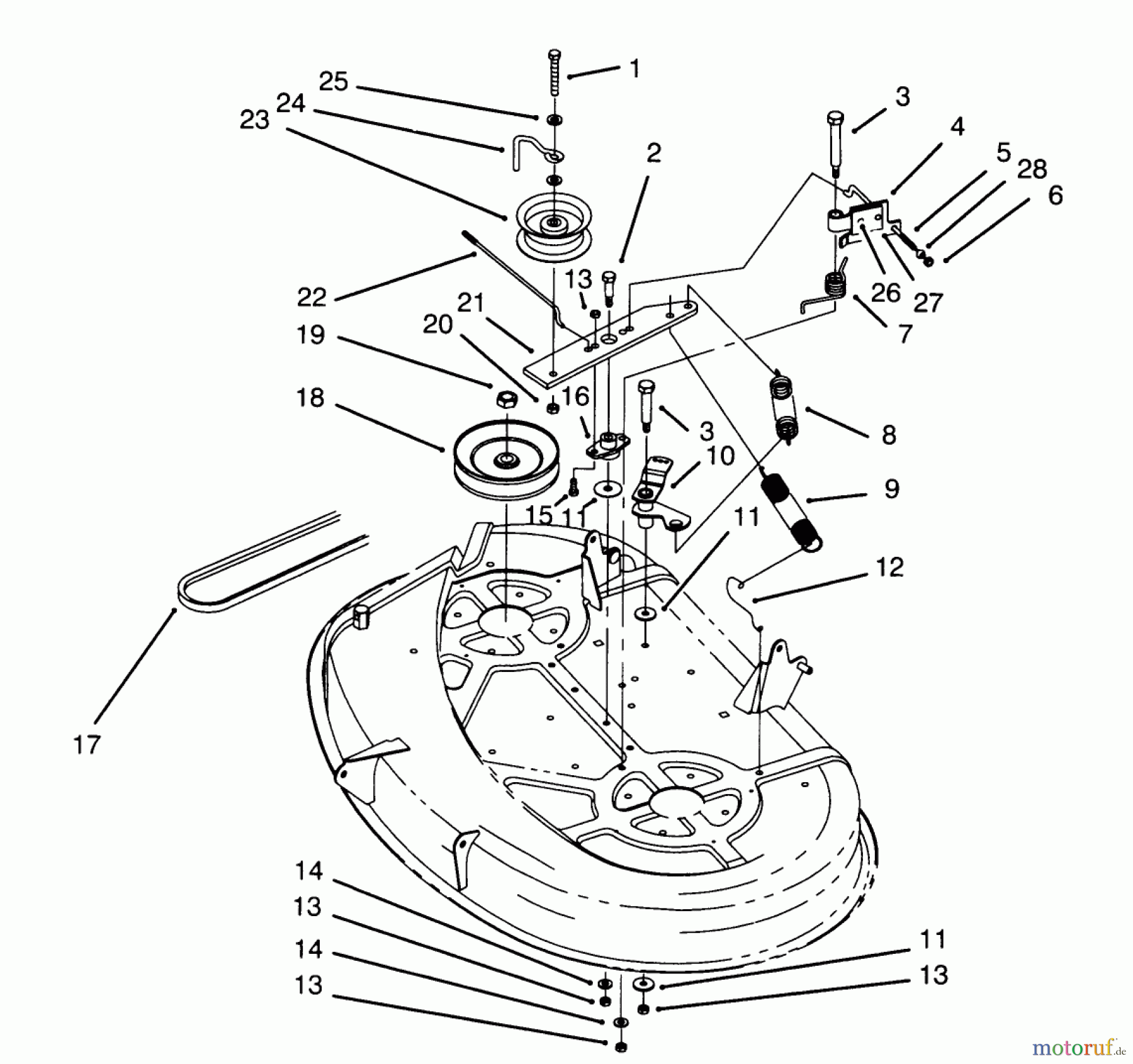  Toro Neu Mowers, Lawn & Garden Tractor Seite 1 71202 (12-38XL) - Toro 12-38XL Lawn Tractor, 1995 (5900001-5999999) BRAKE ASSEMBLY (38