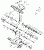 Toro 71209 (13-32XLE) - 13-32XLE Lawn Tractor, 1999 (9900001-9999999) Ersatzteile PEERLESS TRANSAXLE MODEL MST 205-509