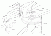 Toro 71209 (13-32XLE) - 13-32XLE Lawn Tractor, 2003 (230000001-230999999) Ersatzteile 32IN DECK COMPONENTS ASSEMBLY