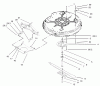 Toro 71209 (13-32XLE) - 13-32XLE Lawn Tractor, 2004 (240000001-240999999) Ersatzteile 32IN DECK COMPONENT ASEMBLY