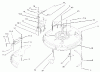 Toro 71209 (13-32XLE) - 13-32XLE Lawn Tractor, 2004 (240000001-240999999) Ersatzteile 32IN DECKCOMPONENT ASSEMBLY