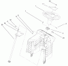 Toro 71212 (17-44HXL) - 17-44HXL Lawn Tractor, 2000 (200000001-200999999) Ersatzteile STEERING ASSEMBLY