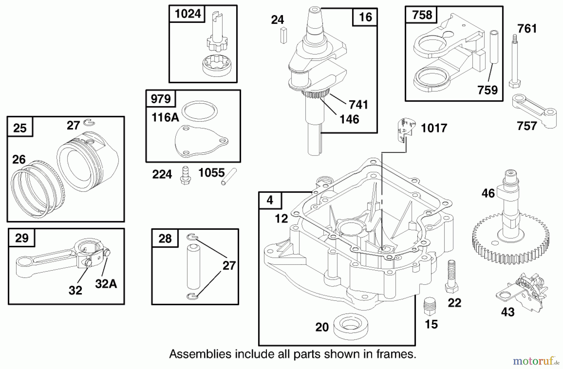 Toro Neu Mowers, Lawn & Garden Tractor Seite 1 71219 (14-38HXL) - Toro 14-38HXL Lawn Tractor, 1998 (8900001-8999999) ENGINE BRIGGS & STRATTON MODEL 28N777-1174-E1 #3