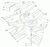 Toro 71227 (16-38HXL) - 16-38HXL Lawn Tractor, 2003 (230000001-230999999) Listas de piezas de repuesto y dibujos DECK ASSEMBLY