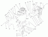 Toro 71227 (16-38HXL) - 16-38HXL Lawn Tractor, 2003 (230000001-230999999) Listas de piezas de repuesto y dibujos OHV ENGINE SYSTEM ASSEMBLY