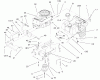 Toro 71228 (17-44HXL) - 17-44HXL Lawn Tractor, 2002 (220000001-220010000) Ersatzteile ENGINE SYSTEM ASSEMBLY