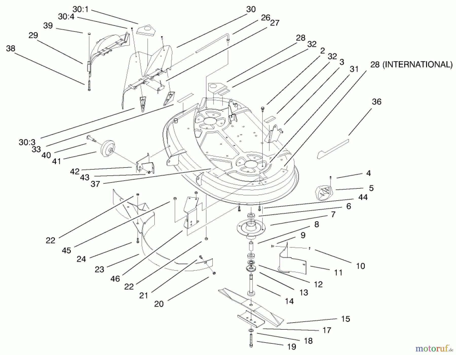  Toro Neu Mowers, Lawn & Garden Tractor Seite 1 71240 (15-38HXL) - Toro 15-38HXL Lawn Tractor, 1999 (9900001-9999999) 38