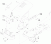 Toro 71254 (XLS 380) - XLS 380 Lawn Tractor, 2012 (SN 312000001-312999999) Ersatzteile HOOD AND GRILL ASSEMBLY