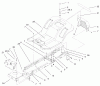 Toro 71282 (17-44HXLE) - 17-44HXLE Lawn Tractor, 2001 (210000001-210999999) Ersatzteile FRAME & BODY ASSEMBLY