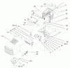 Toro 71282 (17-44HXLE) - 17-44HXLE Lawn Tractor, 2001 (210000001-210999999) Ersatzteile HOOD & TOWER ASSEMBLY