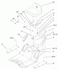 Toro 71282 (17-44HXLE) - 17-44HXLE Lawn Tractor, 2001 (210000001-210999999) Ersatzteile REAR BODY & SEAT ASSEMBLY