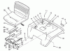 Toro 72041 (244-H) - 244-H Yard Tractor, 1993 (3900001-3999999) Ersatzteile FENDER AND SEAT ASSEMBLY