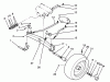 Toro 72041 (244-H) - 244-H Yard Tractor, 1993 (3900001-3999999) Ersatzteile FRONT AXLE ASSEMBLY