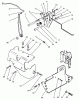 Toro 72041 (244-H) - 244-H Yard Tractor, 1993 (3900001-3999999) Ersatzteile GOVERNOR LINKAGE & COVER ASSEMBLY