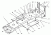 Toro 72041 (244-H) - 244-H Yard Tractor, 1993 (3900001-3999999) Ersatzteile MAIN FRAME ASSEMBLY