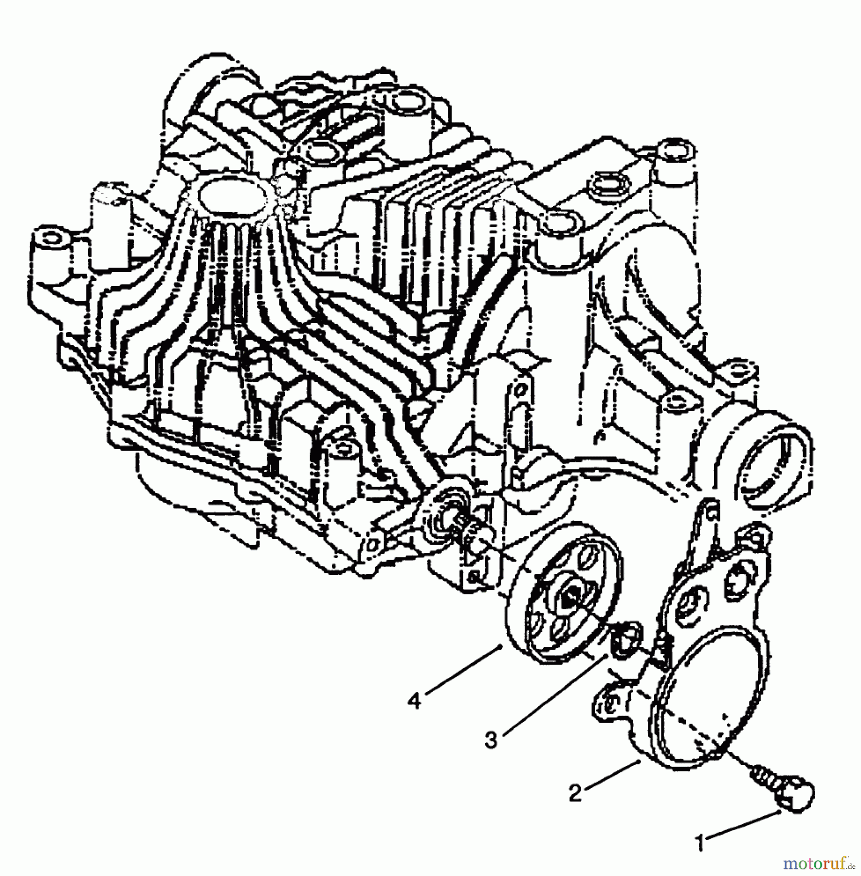  Toro Neu Mowers, Lawn & Garden Tractor Seite 1 72042 (264-6) - Toro 264-6 Yard Tractor, 1994 (4900001-4999999) BRAKE
