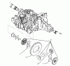 Toro 72043 (264-H) - 264-H Yard Tractor, 1995 (5900001-5901475) Listas de piezas de repuesto y dibujos DIFFERENTIAL GEAR