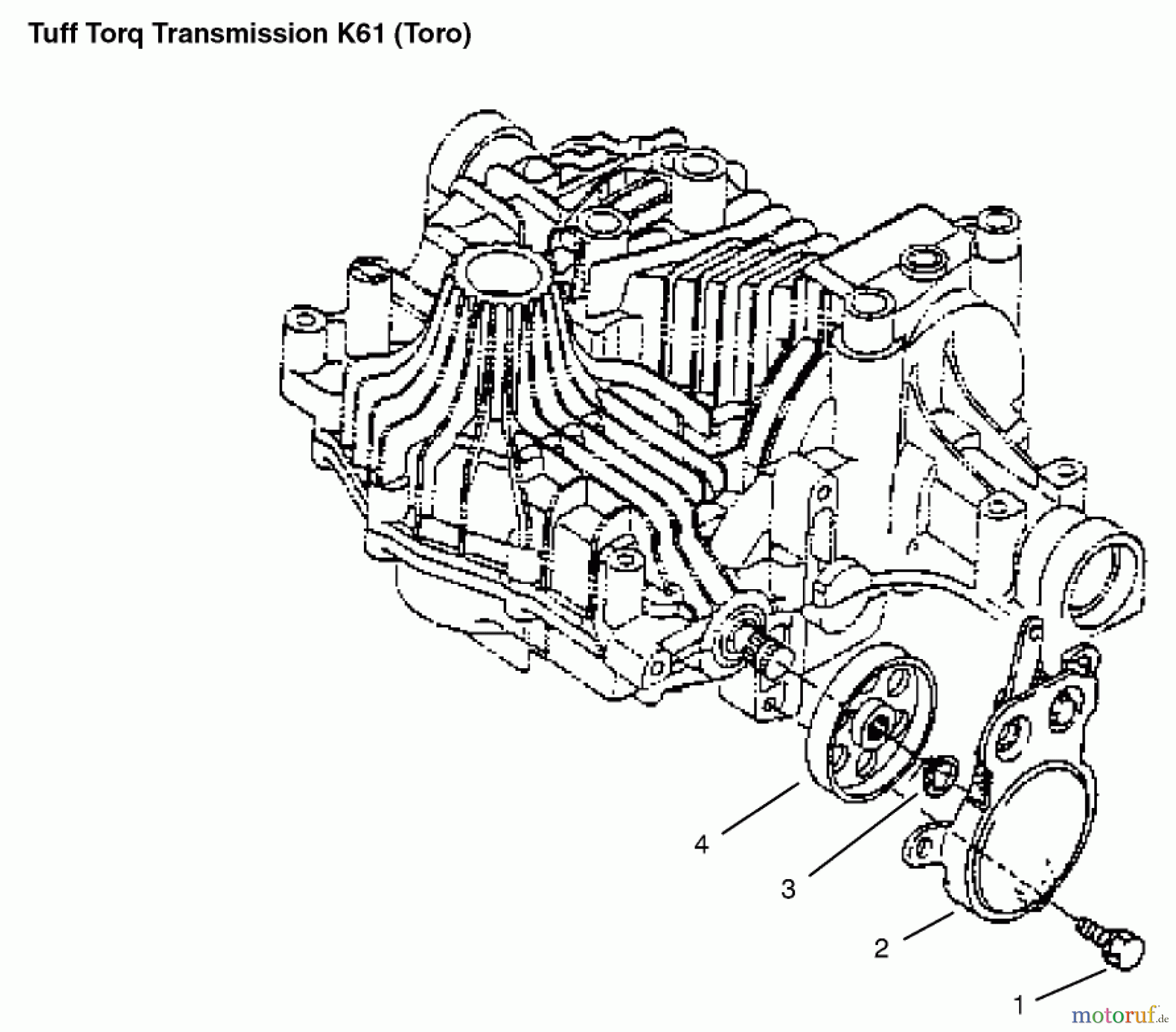  Toro Neu Mowers, Lawn & Garden Tractor Seite 1 72048 (265-H) - Toro 265-H Lawn and Garden Tractor, 1999 (9900001-9999999) BRAKE