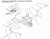 Toro 72070 (265-H) - 265-H Lawn and Garden Tractor, 1999 (9900001-9999999) Listas de piezas de repuesto y dibujos CYLINDER HEAD / VALVE / BREATHER