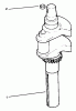 Toro 72085 (267-H) - 267-H Lawn and Garden Tractor, 1996 (6900001-6999999) Ersatzteile CRANKSHAFT