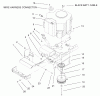 Toro 72107 (268-HE) - 268-HE Lawn and Garden Tractor, 2003 (230000001-230999999) Listas de piezas de repuesto y dibujos TWIN CYLINDER ENGINE, MUFFLER AND PTO ASSEMBLY