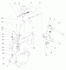 Toro 72116 (270-HE) - 270-HE Lawn and Garden Tractor, 2000 (200000001-200999999) Listas de piezas de repuesto y dibujos CRUISE CONTROL ASSEMBLY
