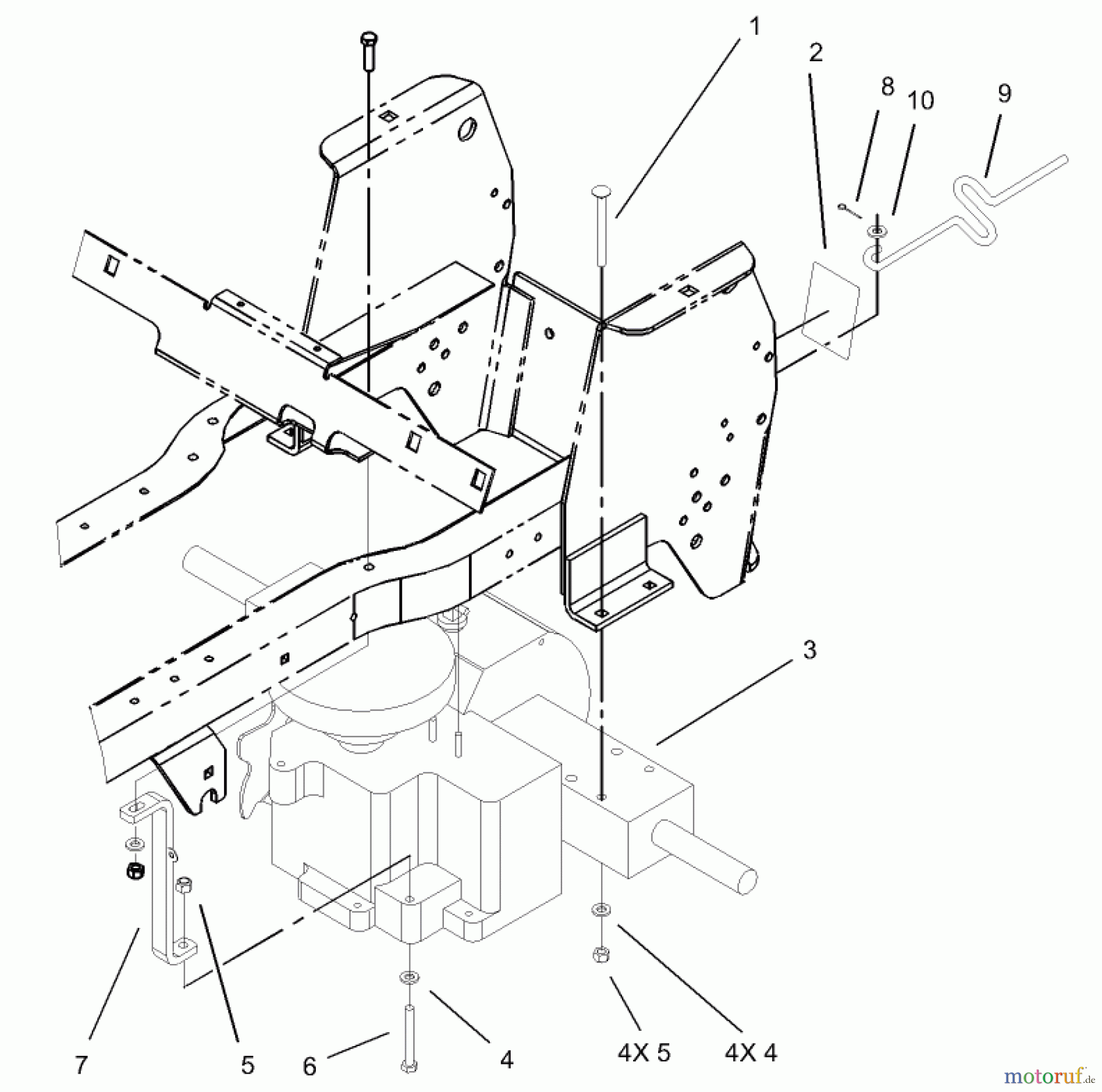  Toro Neu Mowers, Lawn & Garden Tractor Seite 1 72116 (270-HE) - Toro 270-HE Lawn and Garden Tractor, 2003 (230000001-230999999) HYDRO TRANSAXLE ASSEMBLY