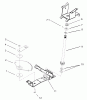 Toro 72116 (270-HE) - 270-HE Lawn and Garden Tractor, 2003 (230000001-230999999) Ersatzteile LOWER STEERING ASSEMBLY