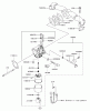 Toro 72202 (419XT) - 419XT Garden Tractor, 2003 (230000001-230999999) Ersatzteile CARBURETOR ASSEMBLY KAWASAKI FH580V-AS06