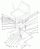 Toro 72202 (419XT) - 419XT Garden Tractor, 2003 (230000001-230999999) Ersatzteile SEAT ASSEMBLY