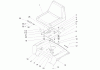 Toro 72212 (419XT) - 419XT Garden Tractor, 2004 (240000001-240999999) Ersatzteile SEAT ASSEMBLY