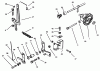 Toro 73363 (312-8) - 312-8 Garden Tractor, 1996 (6900001-6999999) Ersatzteile GOVERNOR LINKAGE