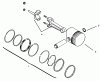 Toro 73363 (312-8) - 312-8 Garden Tractor, 1996 (6900001-6999999) Ersatzteile PISTON AND RINGS