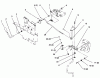 Toro 73363 (312-8) - 312-8 Garden Tractor, 1996 (6900001-6999999) Ersatzteile PTO CLUTCH LINKAGE