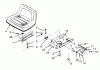 Toro 73400 (314-8) - 314-8 Garden Tractor, 1993 (3900001-3999999) Ersatzteile SEAT