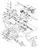 Toro 73400 (314-8) - 314-8 Garden Tractor, 1993 (3900001-3999999) Ersatzteile TRANSMISSION 8-SPEED #2