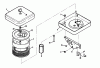 Toro 73421 (416-H) - 416-H Garden Tractor, 1993 (3900001-3999999) Ersatzteile AIR CLEANER