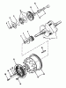 Toro 73421 (416-H) - 416-H Garden Tractor, 1993 (3900001-3999999) Ersatzteile CRANKSHAFT, CAMSHAFT, FLYWHEEL