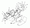 Toro 73421 (416-H) - 416-H Garden Tractor, 1993 (3900001-3999999) Ersatzteile HOOD STAND AND SUPPORTS