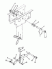 Toro 73421 (416-H) - 416-H Garden Tractor, 1993 (3900001-3999999) Ersatzteile HYDROSTATIC LIFT LINKAGE